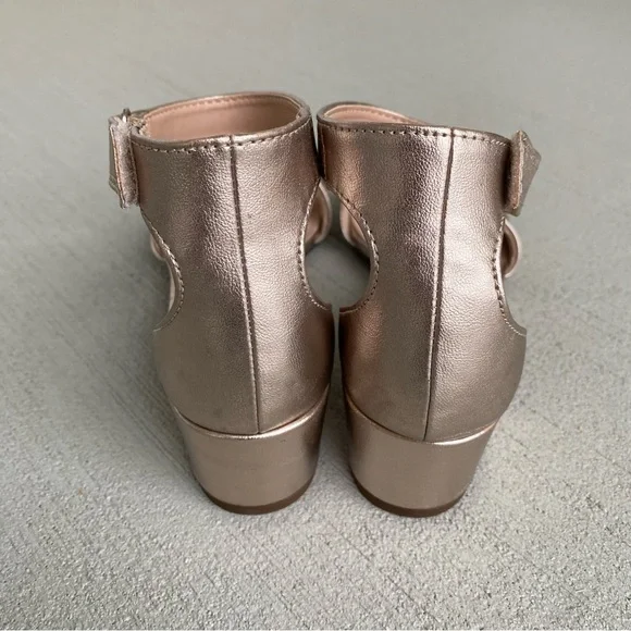 NEW Clarks Women's Caroleigh Anya Rose Gold Metallic Ankle Sandals Size 6.5 - Picture 6 of 12